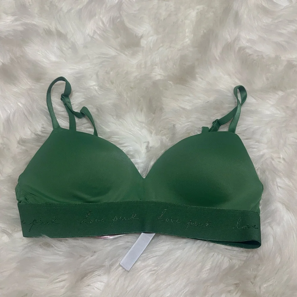 Victoria's Secret Green Triangle Bralette